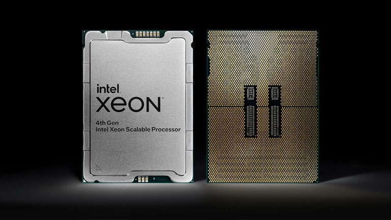 Intel Xeon-CPU von beiden Seiten